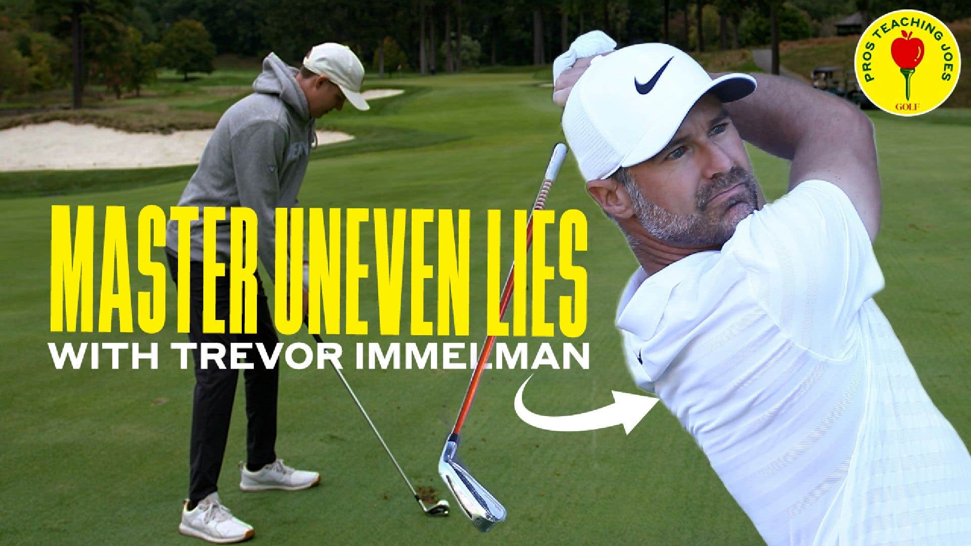 Hitting Off Downhill Lies with Trevor Immelman | Pros Teaching Joes 