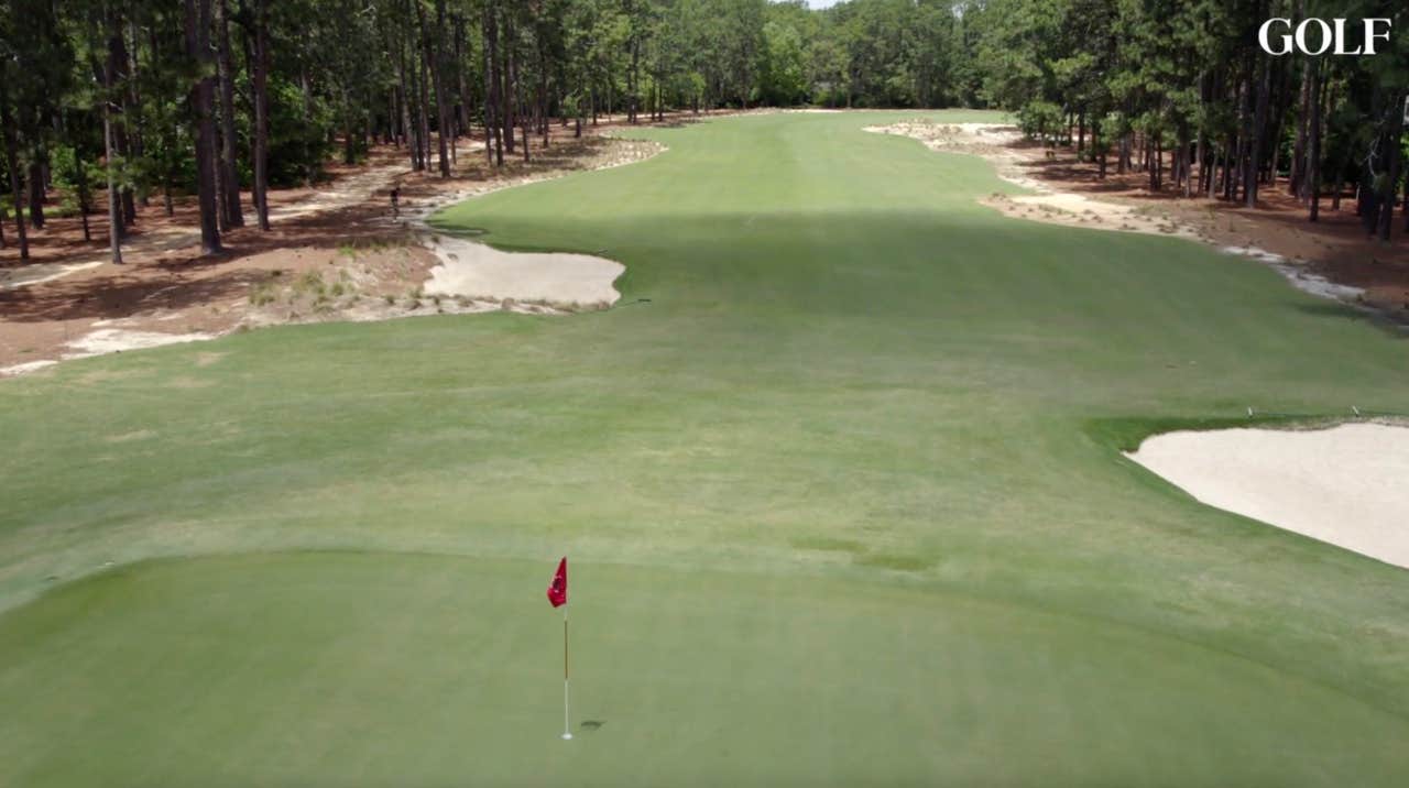 The final stretch at U.S. Women's Open host Pine Needles