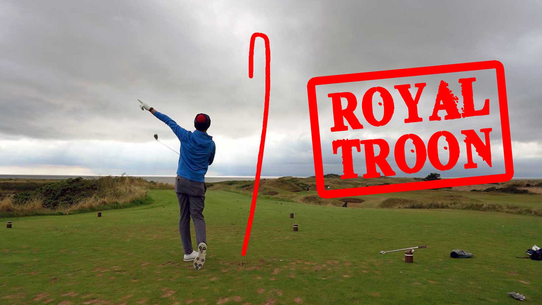 Royal Troon postage stamp