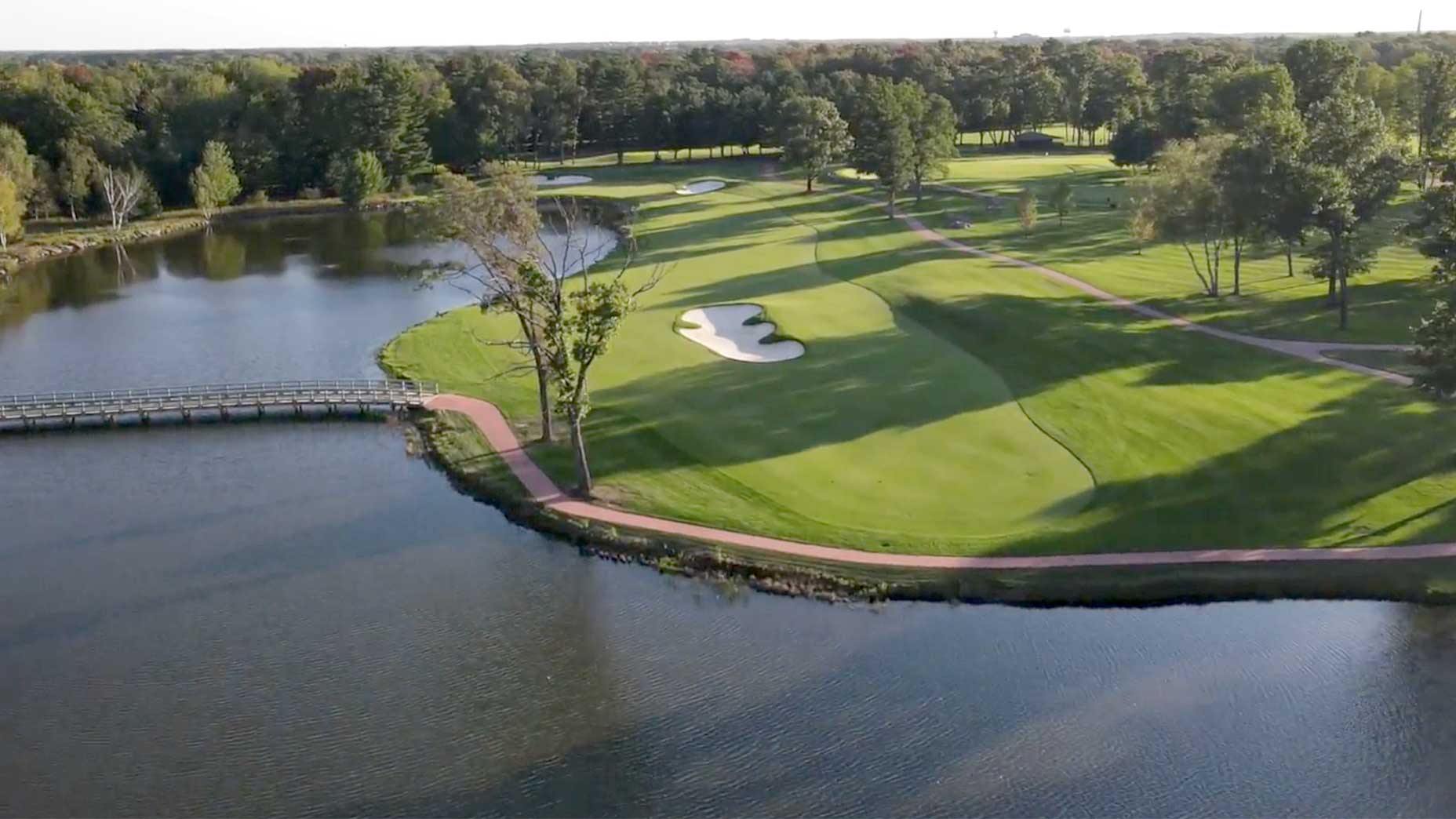 The 13th hole at SentryWorld Golf Course.