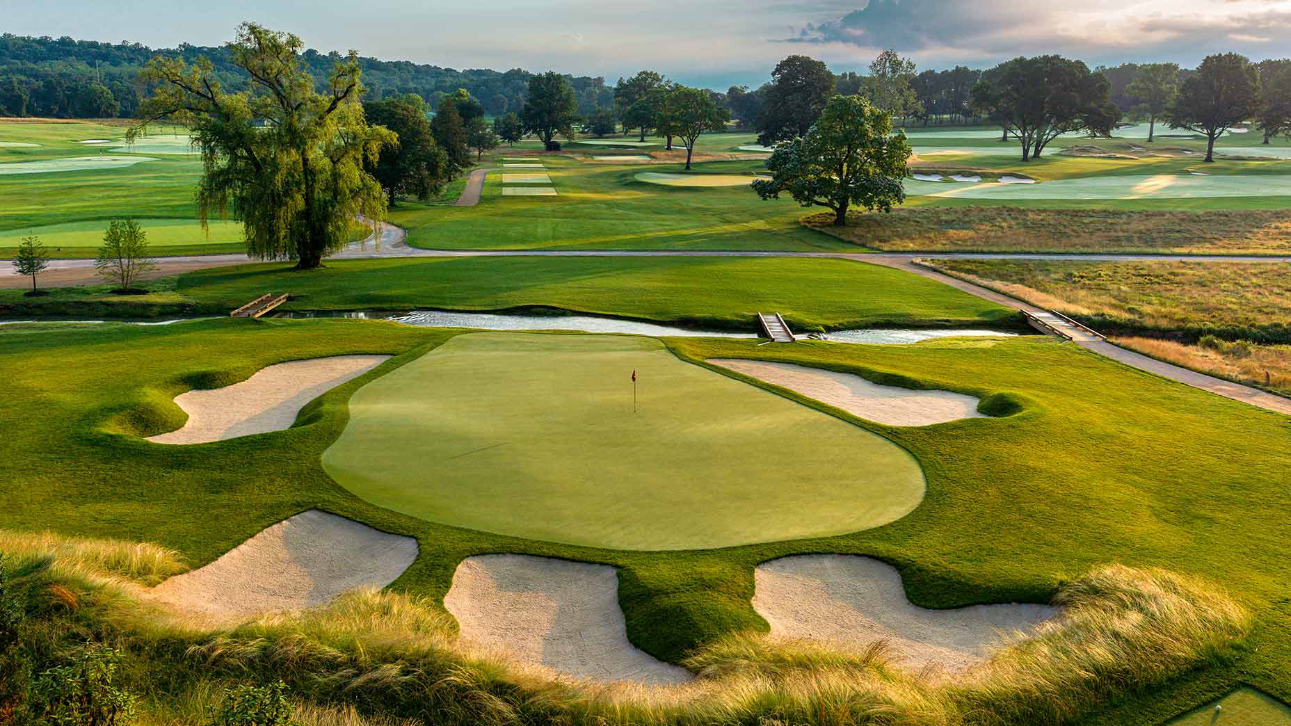 A view of Philadelphia Cricket's Wissahickon course.